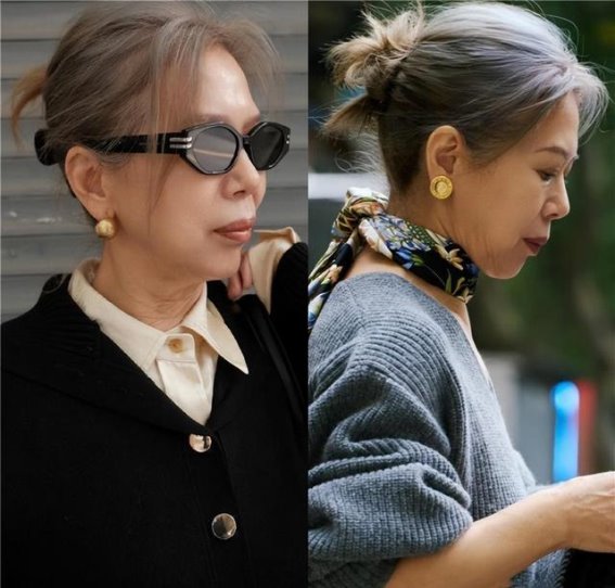 学习萍宝的时尚“锁龄秘诀”——自信大龄女性的美丽之道