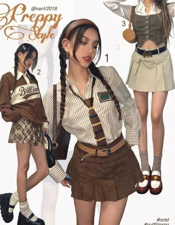 美式校园风：四套秋冬穿搭灵感，让你时尚又温暖