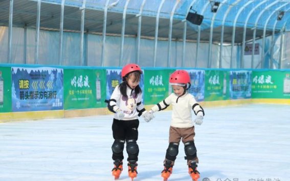 贵池的冬季新亮点，南方的真冰乐园现身旧溪村