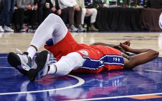 恩比德膝伤再度加剧，76人队宣布接受治疗，预计7-10天后重新评估